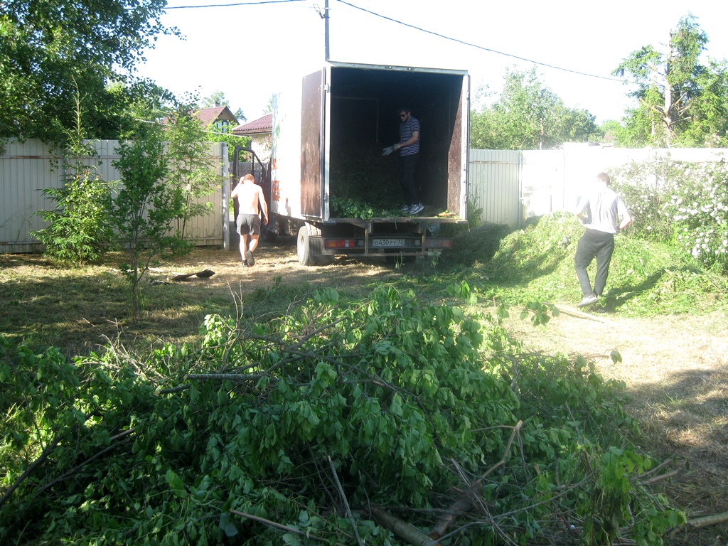 Расчистка запущенного участка в СНТ Природа в Гатчинском районе